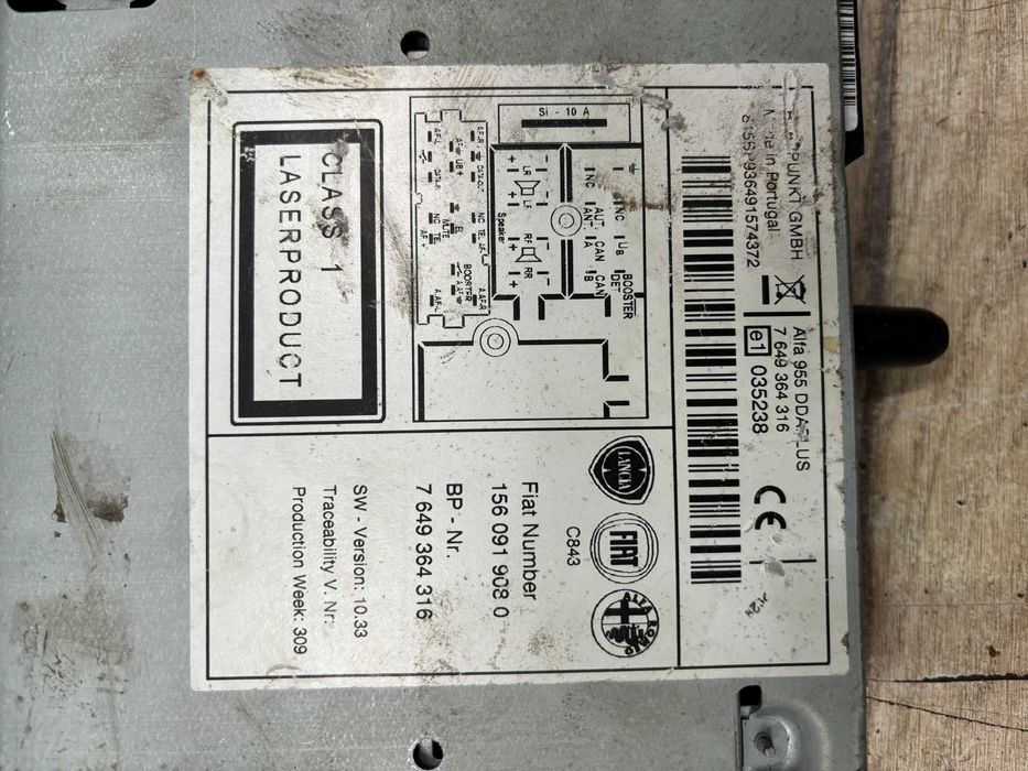 Radio Alfa Romeo Mito