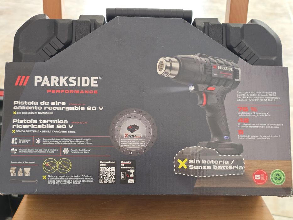 Pistola Calor Parkside 20V