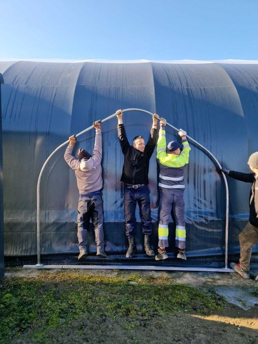 Tunel foliowy gotyk 3x6m OCYNK STAL S355 FOLIA UV10 szklarnia