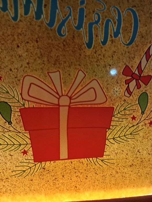 Lampa świąteczna Merry Christmas