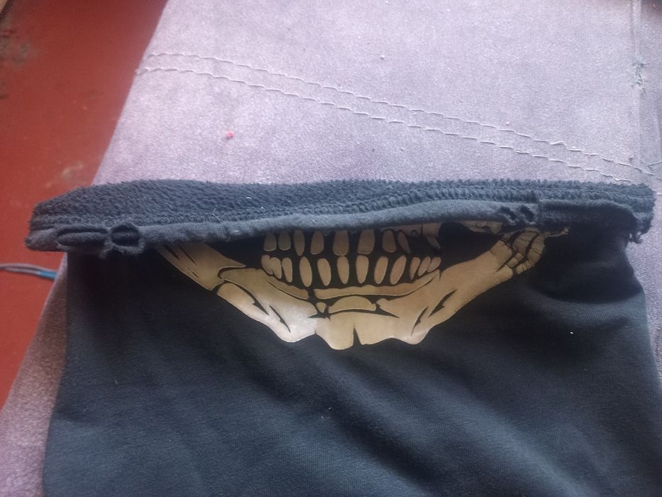 Баф с черепом на флисе