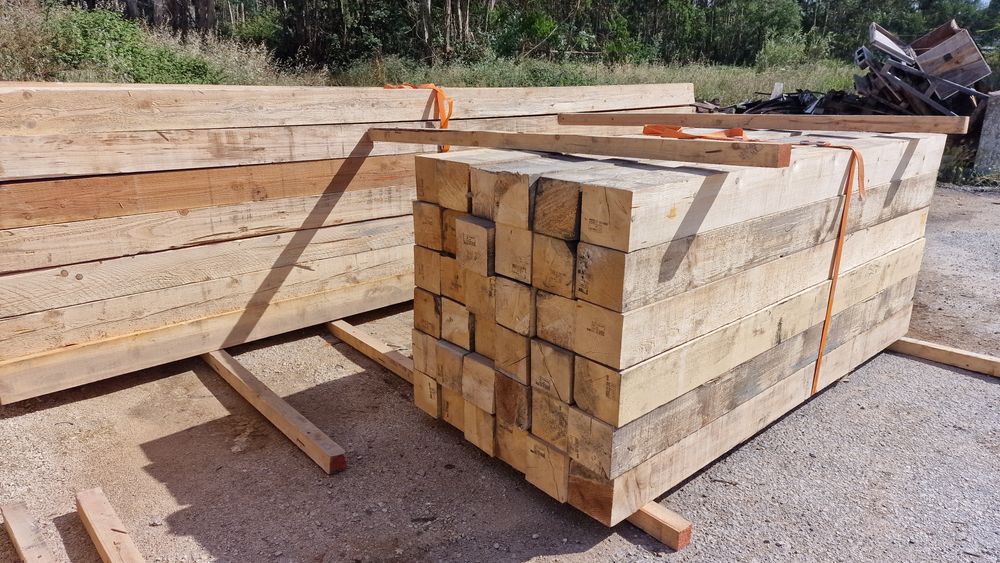 Vigas casquinha 5.10x18x18 e 2.50x18x18 podemos cortar a sua medida