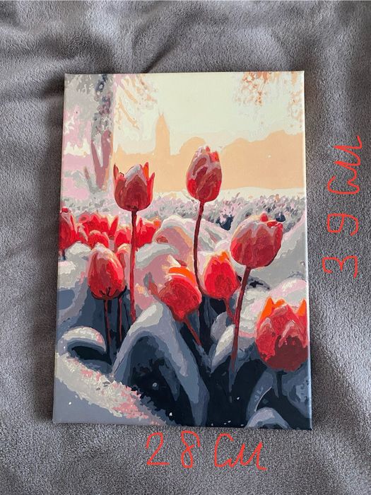 Картини за номерами (готова/недомальована)