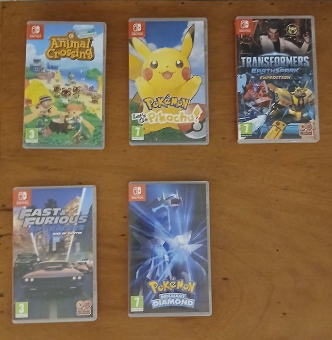 Jogos de Nintendo switch