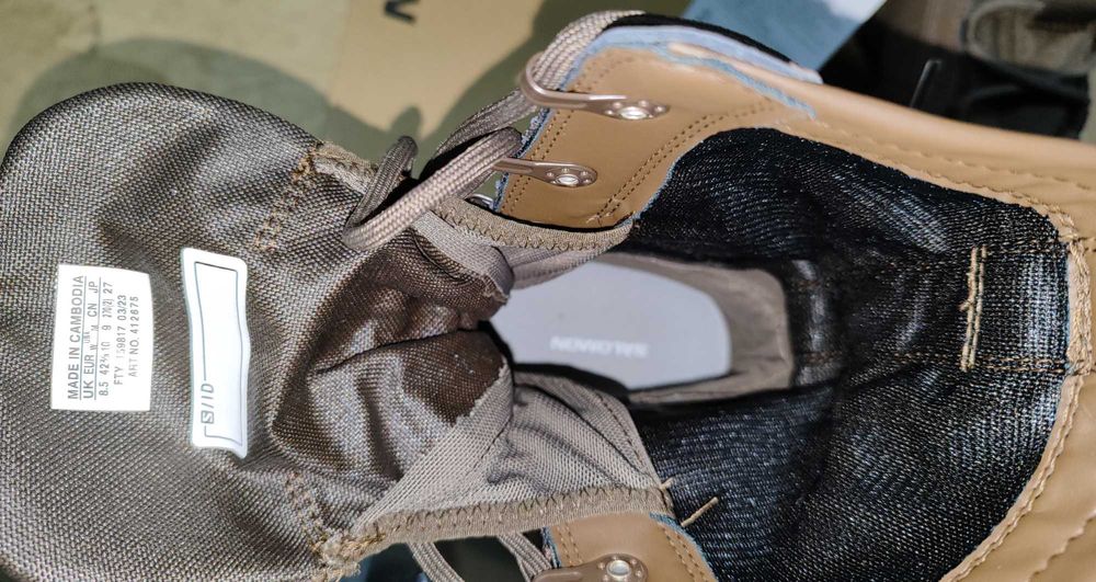 !Розпродаж! Берці Salomon XA Forces Jungle, оригінал, чорні/коричневі