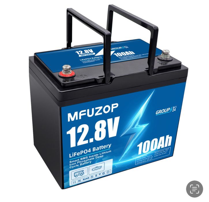 Акумулятор MFUZOP 12.8V 100Ah LiFePO4