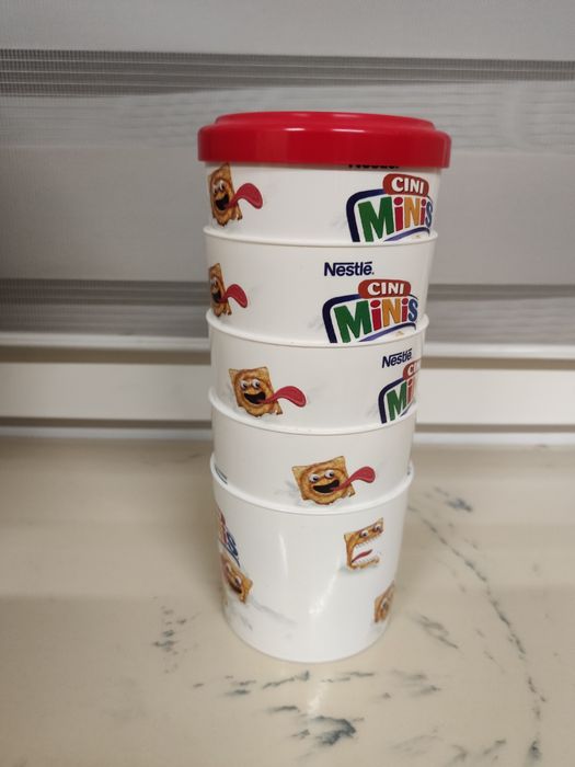 Mini pojemniki śniadanowe Cini Minis do płatków