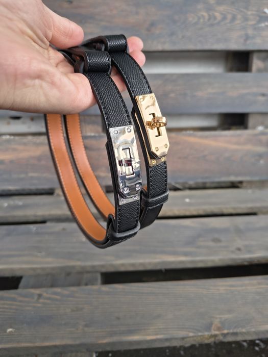 Ремінь новий жіночий  стильний трендовий з пряжкою замочком як herm*es