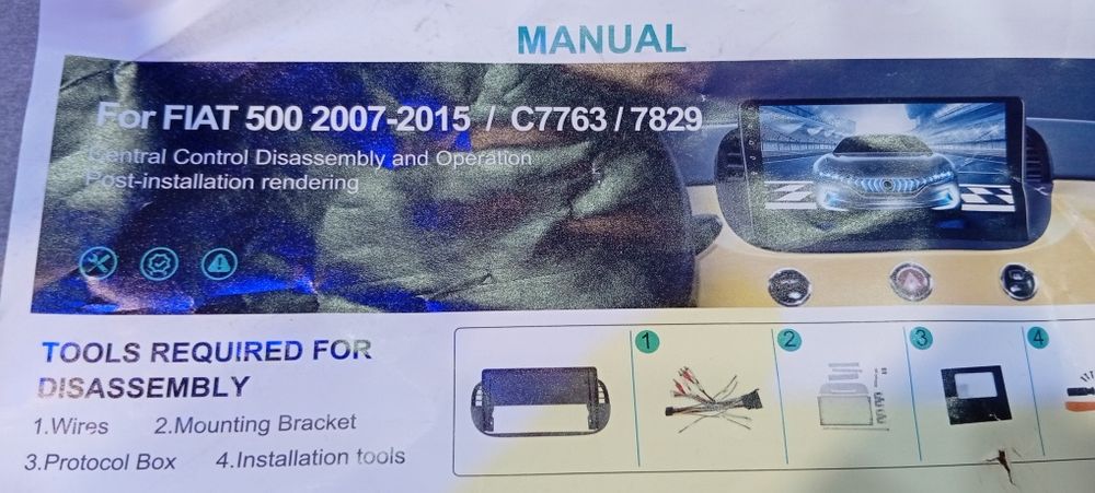 Radio Android Fiat 500