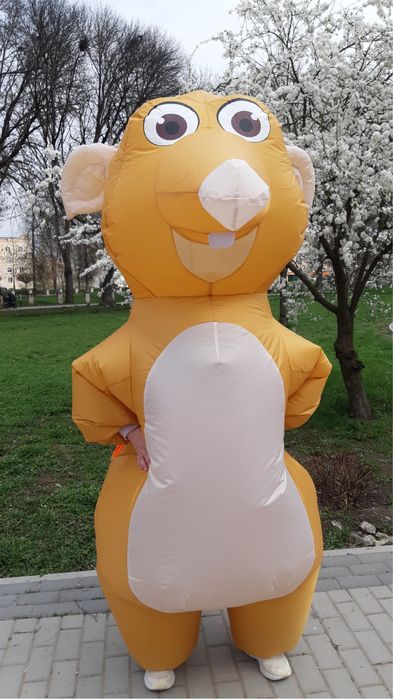 Надувний костюм мишки ( пацюк)