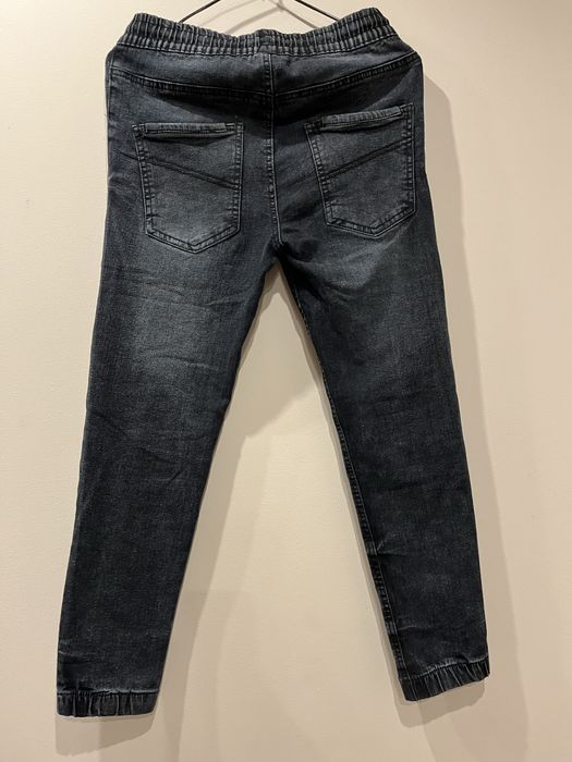 Jeansy jogerry chlopiece 152