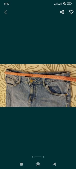 Spodnie jeansowe damskie rurki 38 M