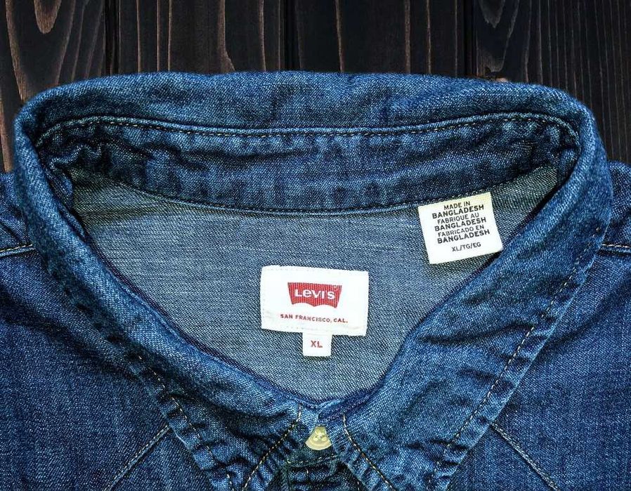 Рубашка джинсовая LEVI´S® оригинал L-XL