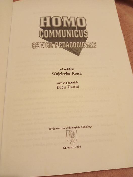 Homo Communicus. Szkice pedagogiczne Praca zbiorowa