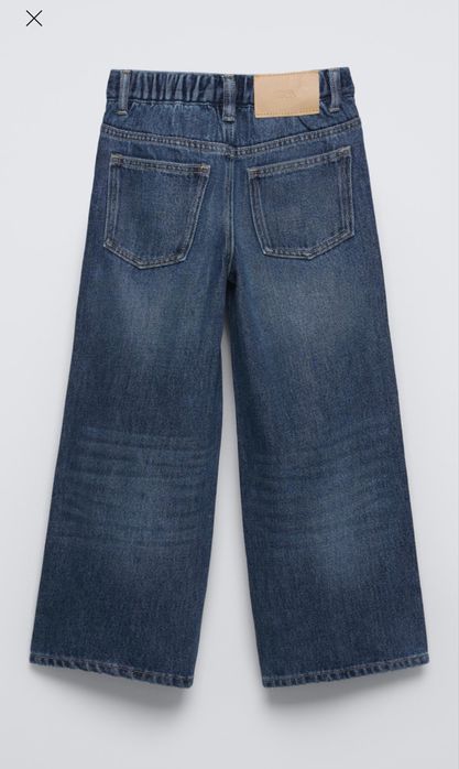 Трендові джинси з астметричним поясом 10 р zara 140см нові