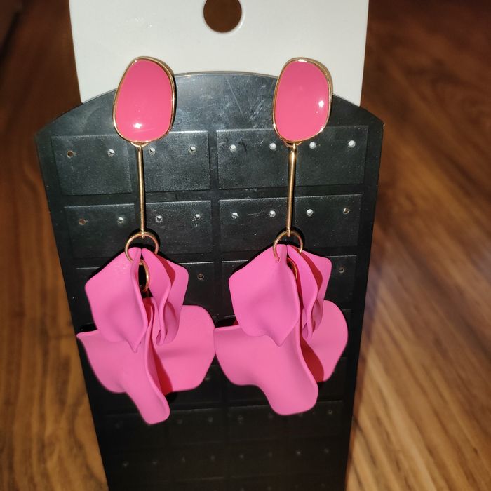 Kolczyki płatki długie