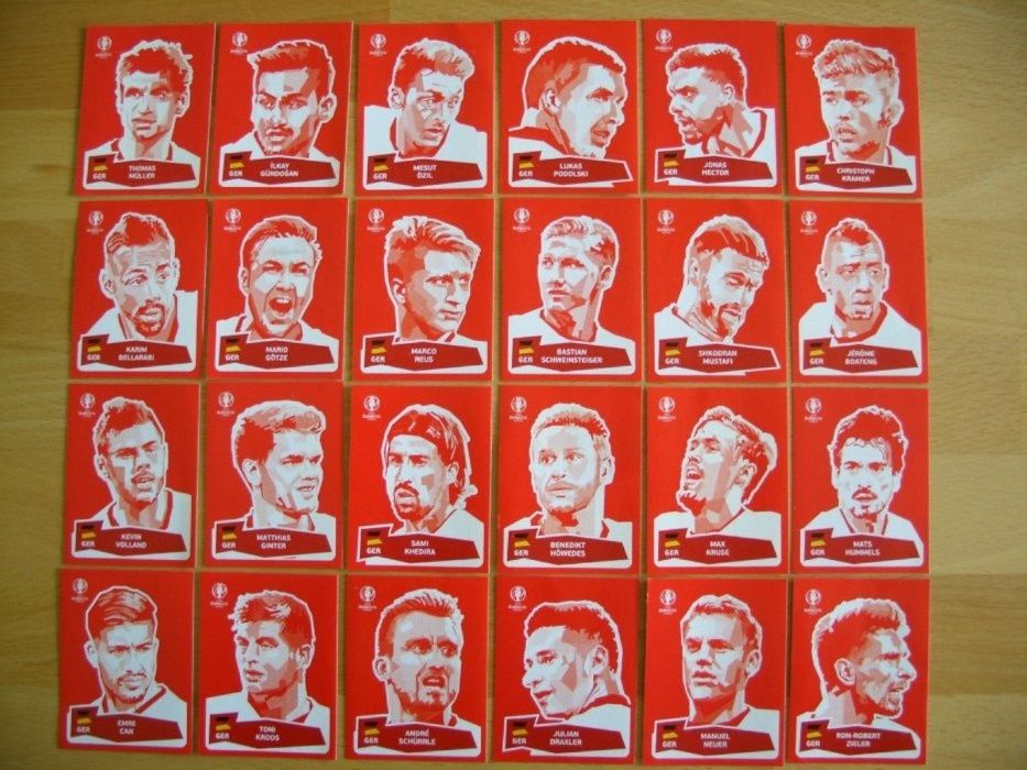 PANINI - Qatar 2022 / Euro 2016 + extras / Rússia 2018 / EURO 2008