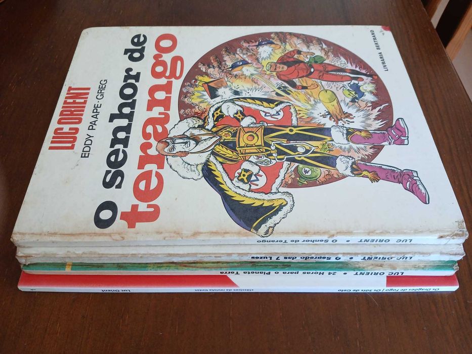 Banda desenhada Luc Orient – Paape & Greg pack 4 albuns