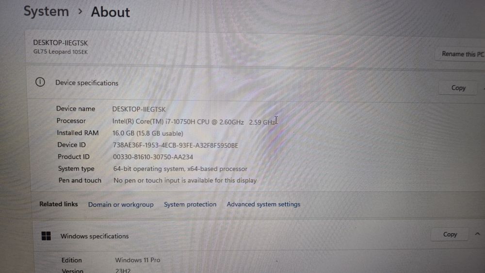 Pc Gaming MSI , RTX 2060