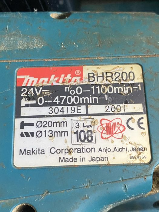 Перфоратор аккумуляторный Makita BHR200(Япония)