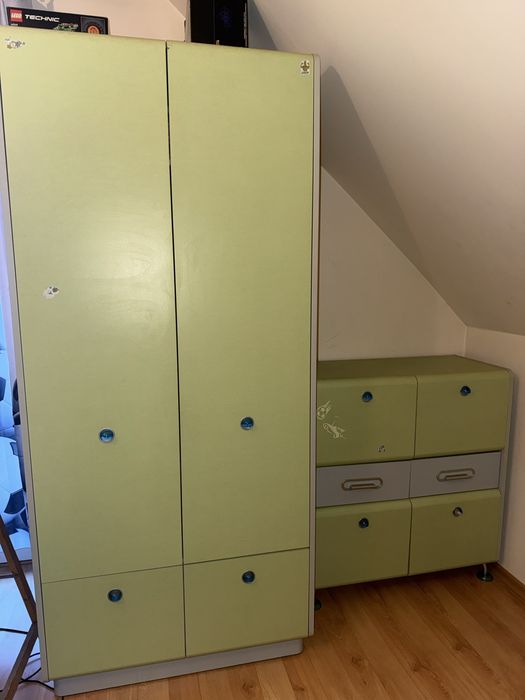 Brw black red white capslocki plyta wiórowa Zestaw mebli komplet szafa szafki komody półki masywne  młodzieżowy dzieciecy nie ikea