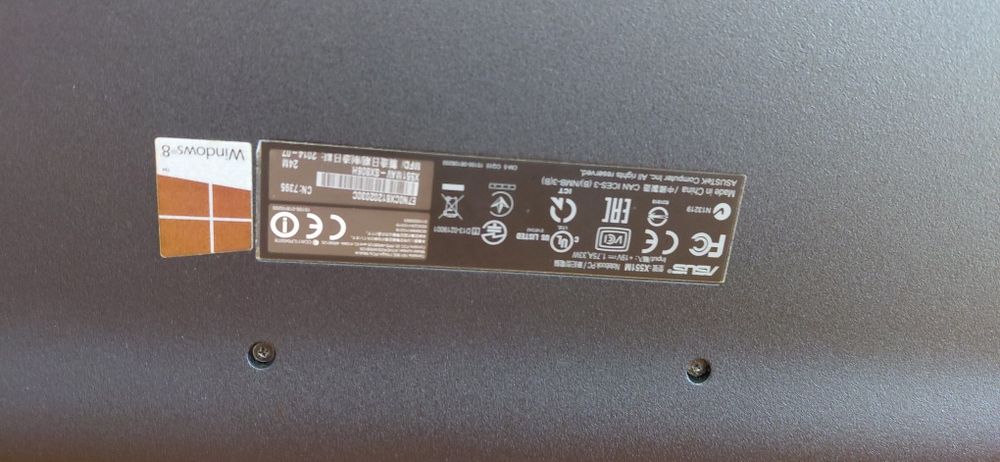 Pc asus portátil