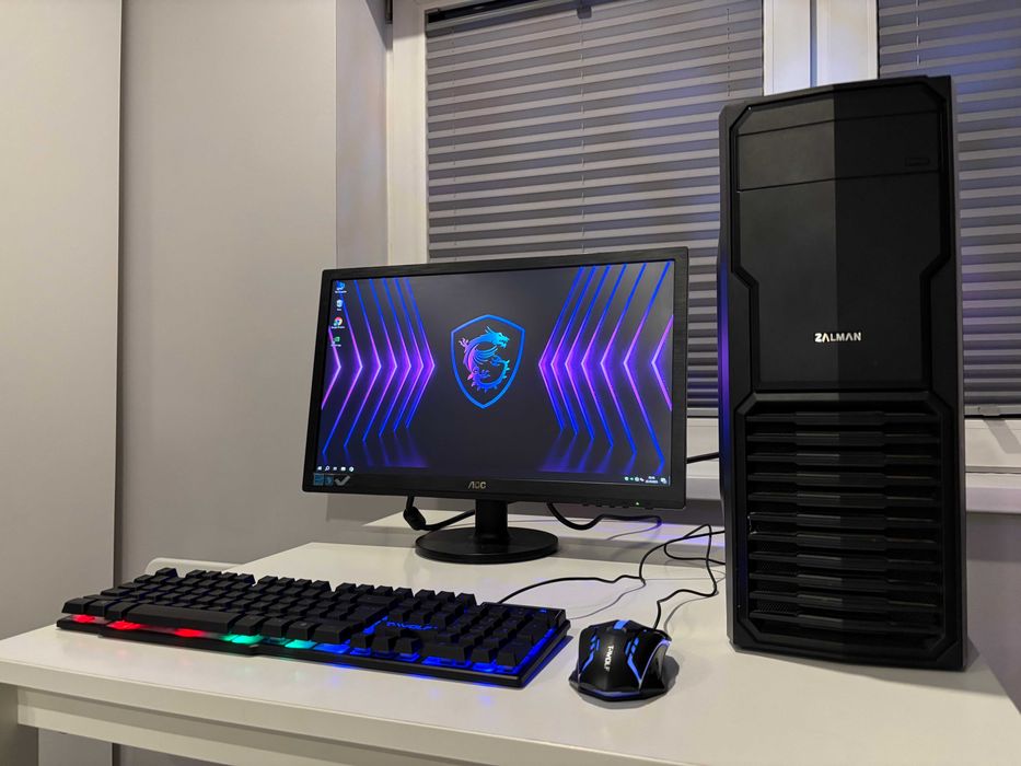 Zestaw Do Gier i5 4x3.4Ghz/GTX750Ti-2GB/Ram-8GB/SSD/Monitor 22