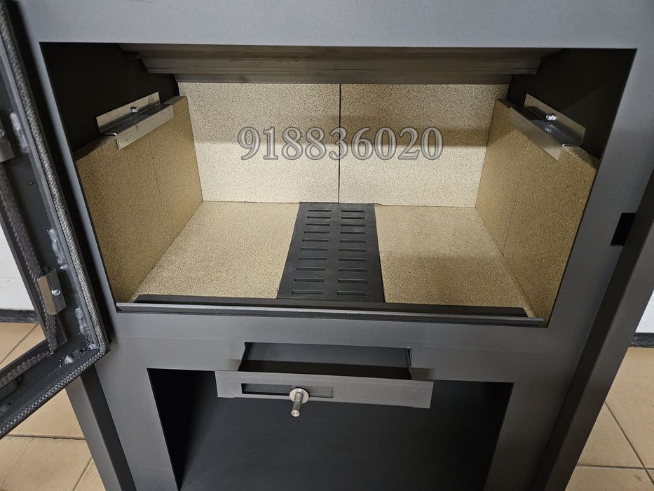 Salamandra Lenha Forno INOX  - NOVAS - Fabricada em Portugal