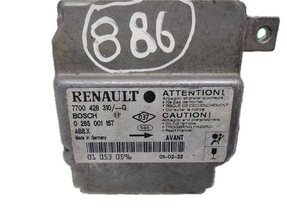 Centralina airbag RENAULT Clio II (BB0/1/2_, CB0/1/2_)