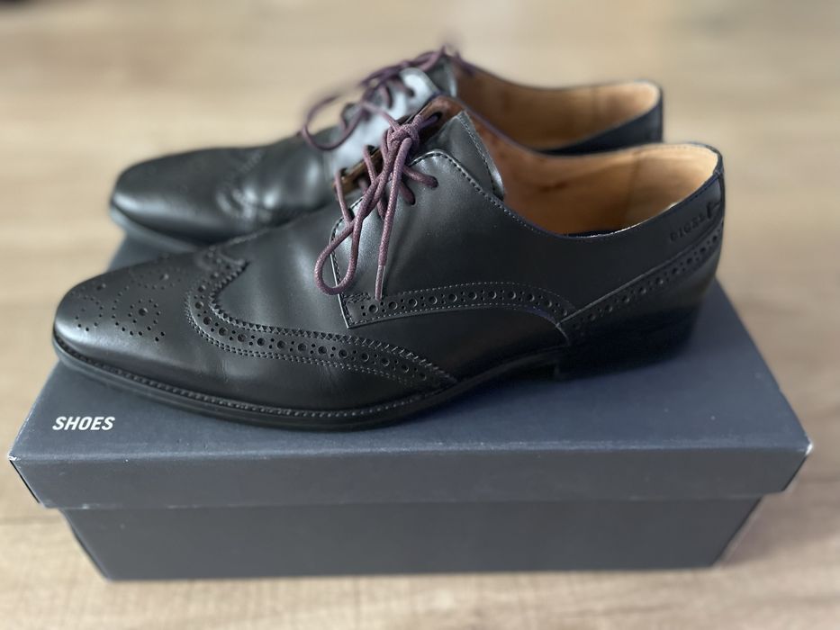 Buty skórzane - brogsy Digel