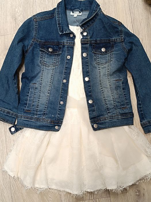 Плаття і піджак для дівчинки 5-6 років, ціна дві речі