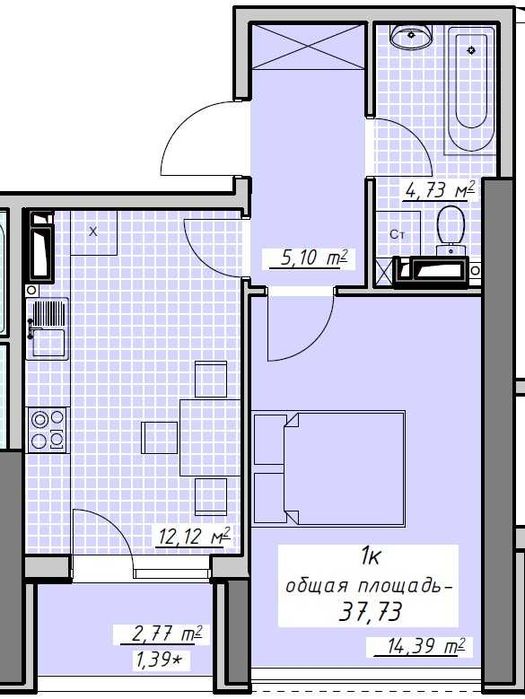 Продам квартиру у моря в ЖК Атмосфера с балконом. Аркадия.