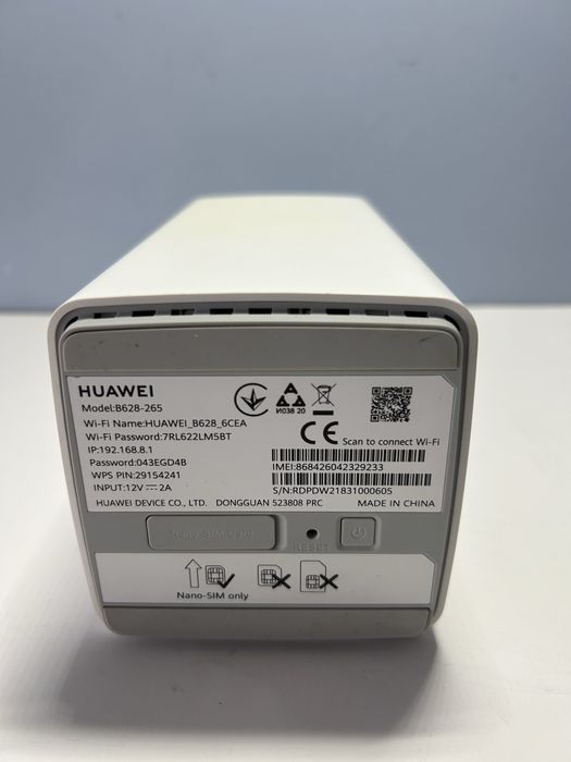 Стаціонарний роутер Huawei B628-265 4g LTE wifi модем