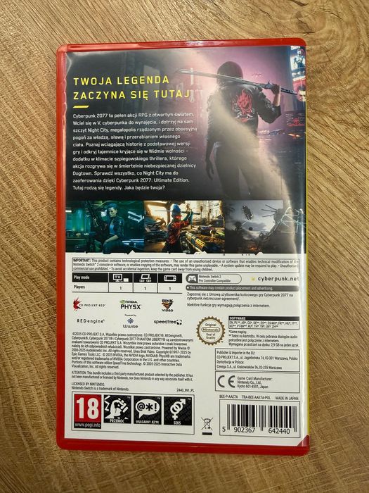 Cyberpunk 2077 Nintendo Switch 2