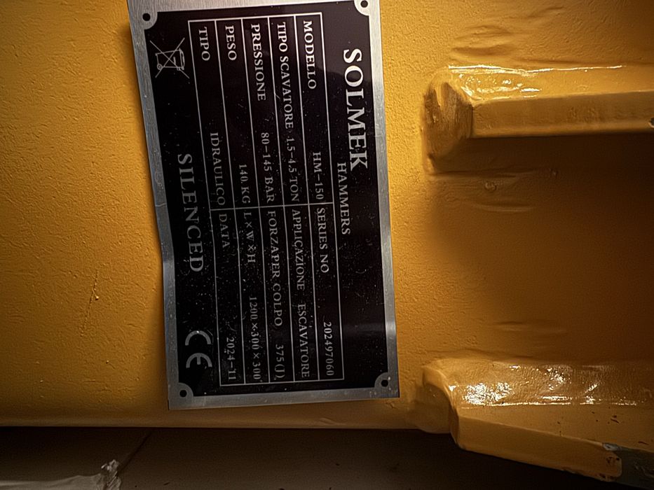 Martelos Hidráulicos p\ mini escavadoras