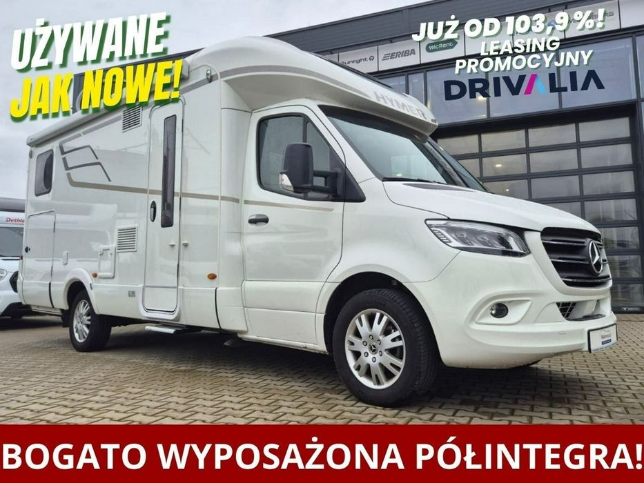 Hymer-Eriba BMCT 680  Luksusowa, 4 os. półintegra na podwoziu Mercedesa! WARSZAWA