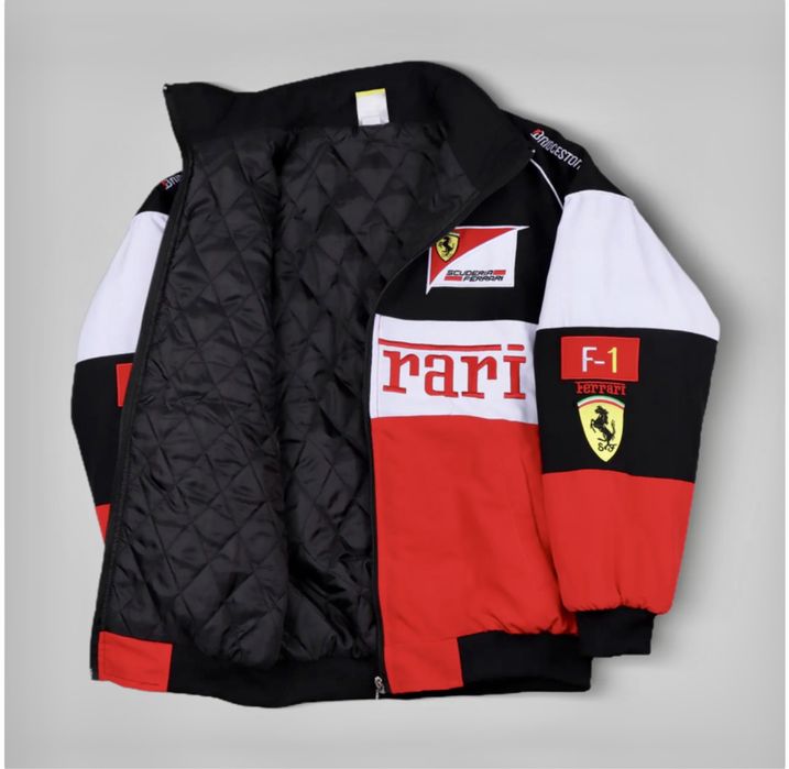 Casaco Formula 1 Ferrari Bordado Novo
