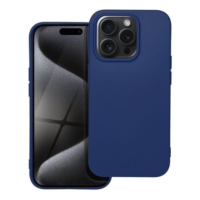 Futerał SOFT do IPHONE 15 Pro ciemny niebieski