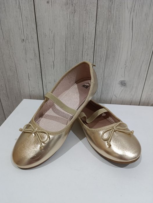 Baleriny złote buty hm 33