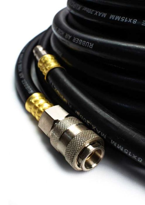 Wąż przewód gumowy elastyczny do kompresora 8x15 15m Kupczyk