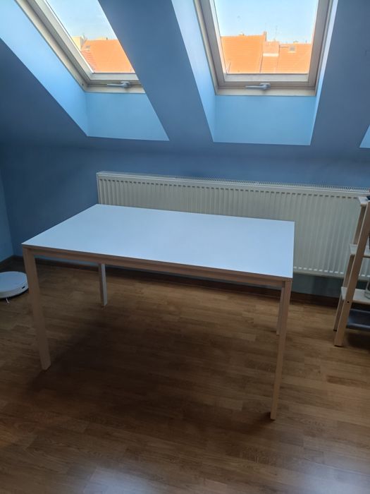 Stół biały Ikea Melltorp 125x75