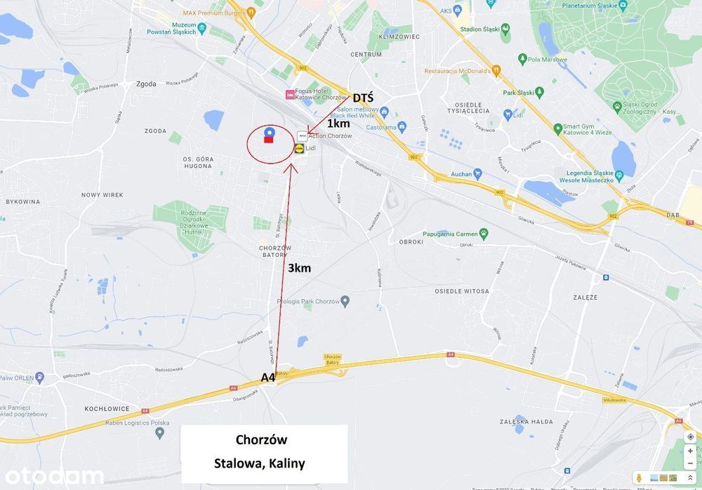 Przemysłowa, utwardzona - CENTRUM ŚLĄSKA 5600m2