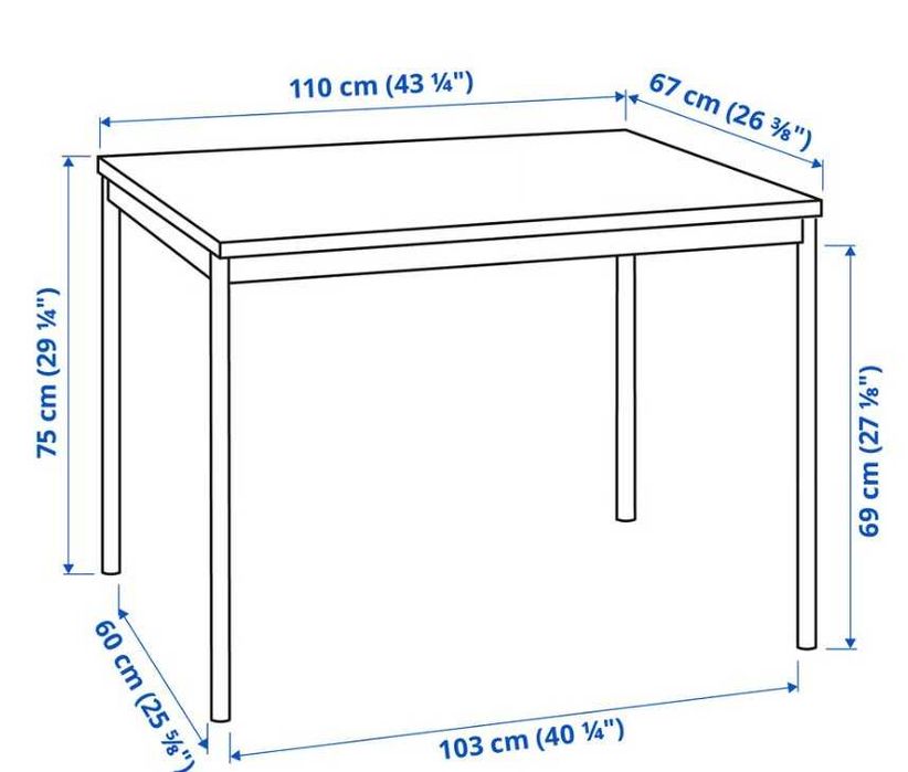 Mesa de cozinha de refeição