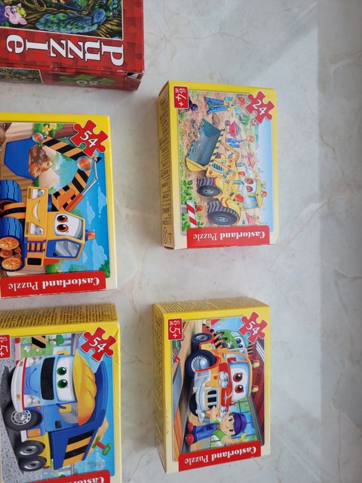 Продам Пазли Пазлы машинки, мультики