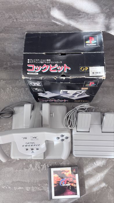 Кермо пілот та педалі SONY PS 1 original Japan