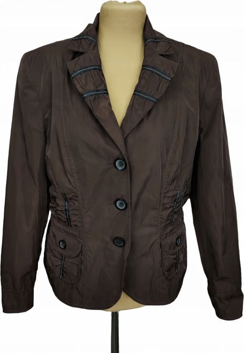 Gerry weber elegancka marynarka do pracy brąz 40