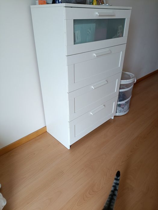 Mobília Quarto casal completo - IKEA Brimnes inclui colchão