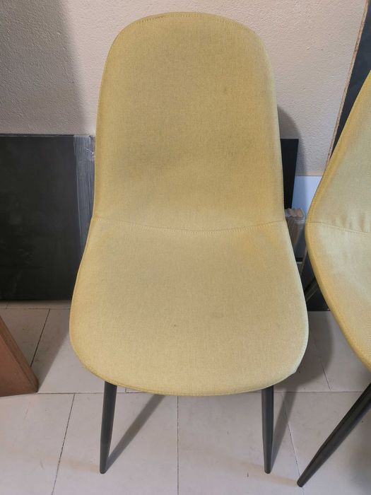 4 Cadeiras Area Store Mostarda