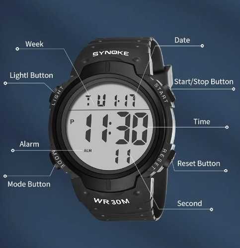 Часы наручные SYNOKE мужские электронные