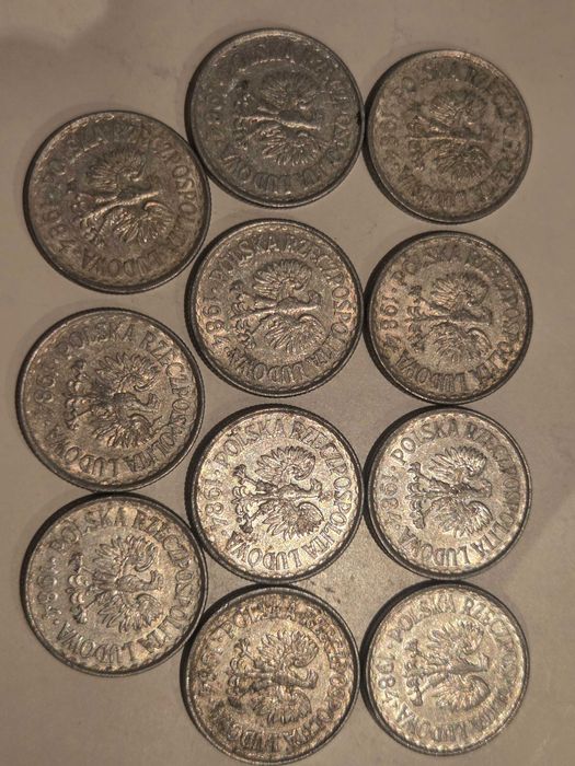 1 zl 1984 prl stan bardzo dobry 11 sztuk